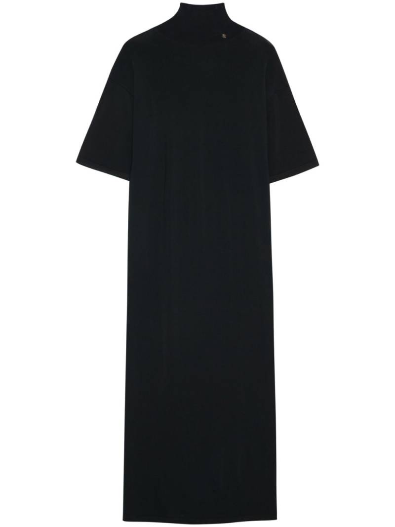 ANINE BING Claudia jersey-knit maxi dress - Black von ANINE BING