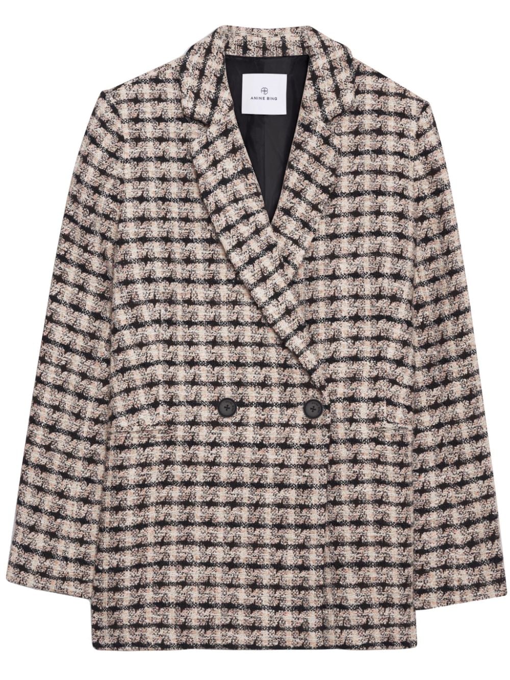 ANINE BING Diana tweed blazer - Neutrals von ANINE BING