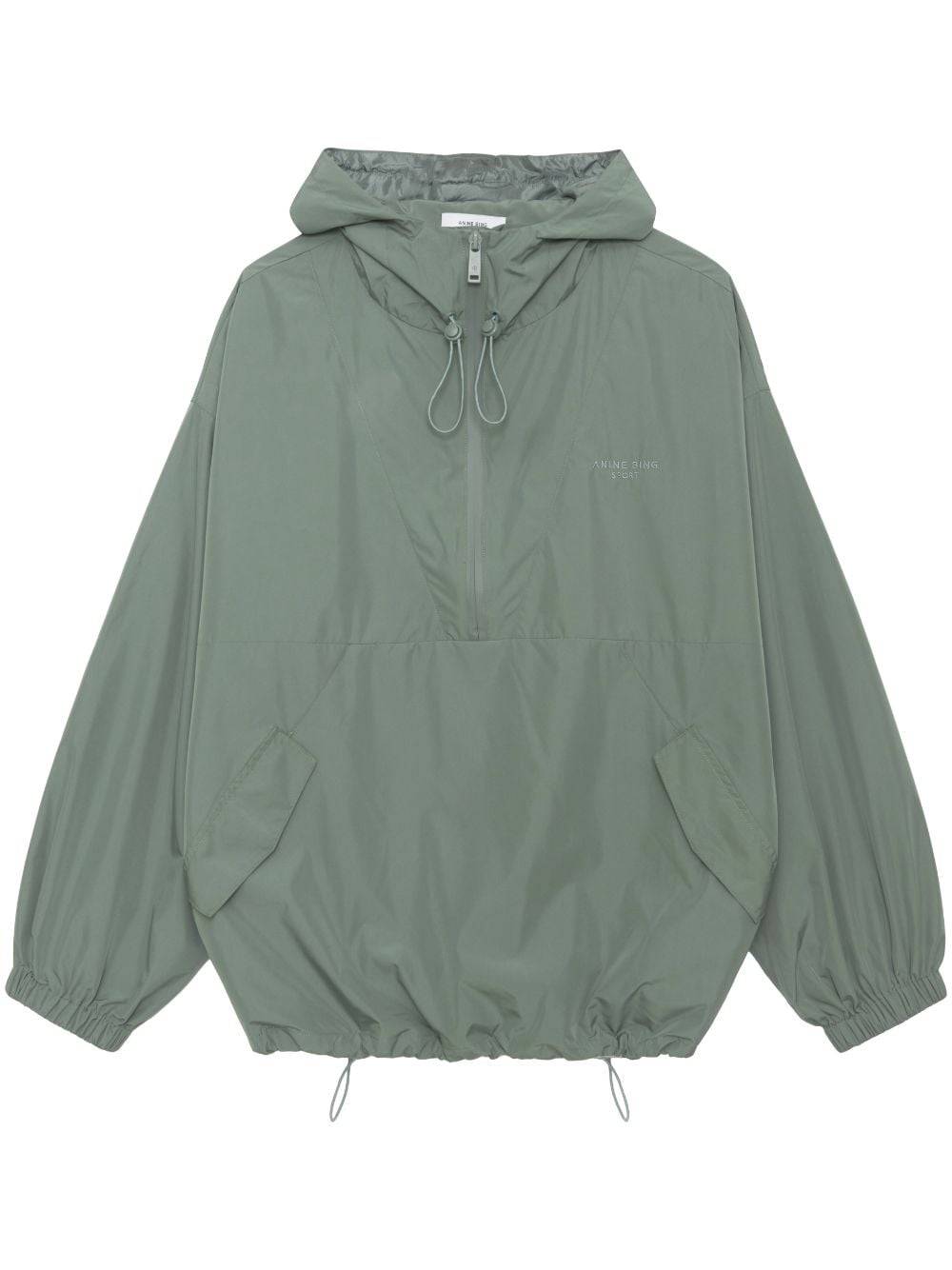 ANINE BING Ember hooded jacket - Green von ANINE BING