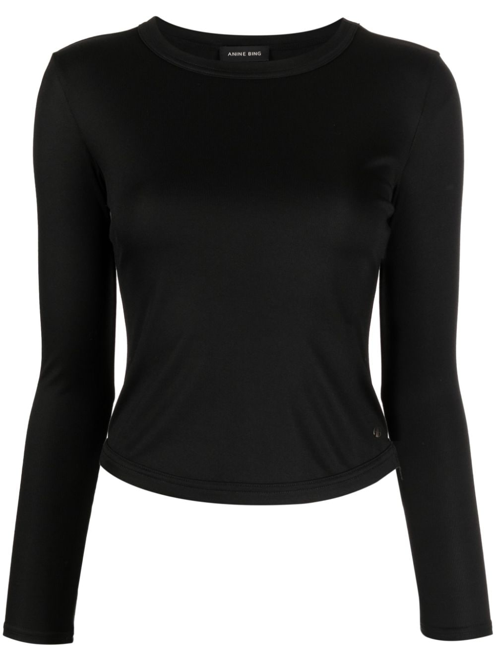 ANINE BING Jane long-sleeve top - Black von ANINE BING