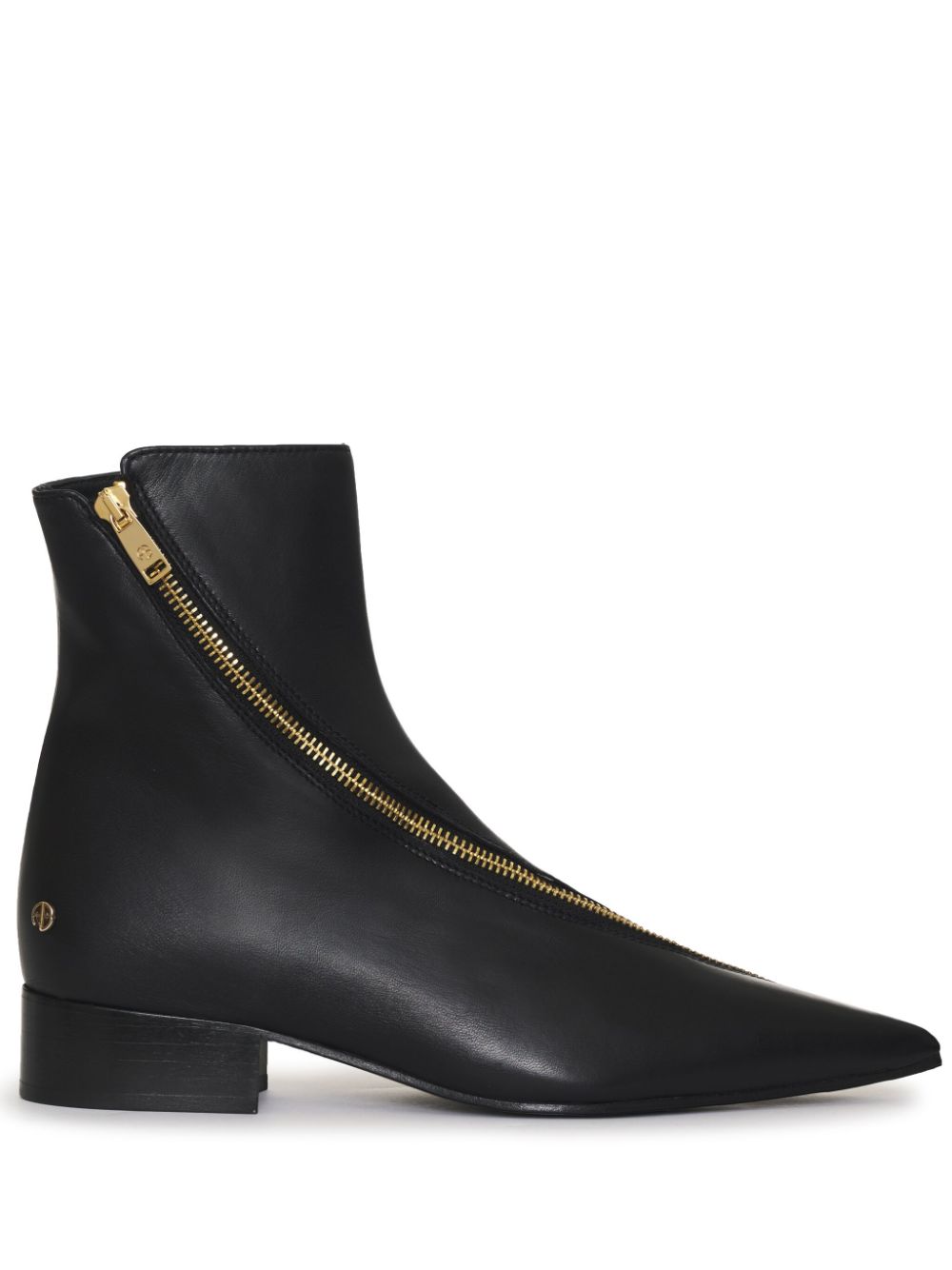 ANINE BING Jones zip-detail boots - Black von ANINE BING