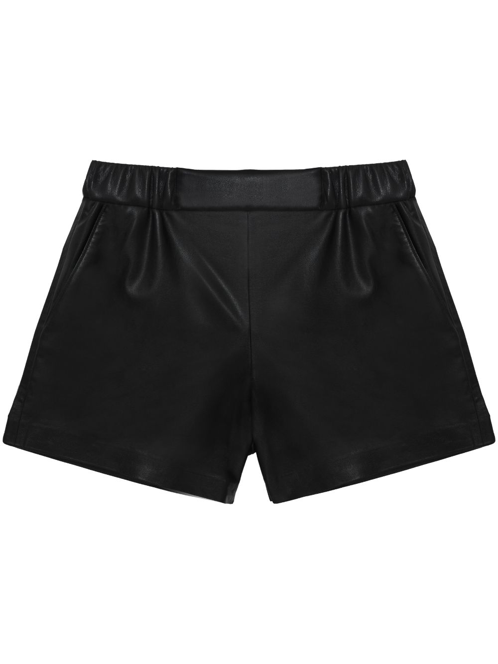 ANINE BING Koa faux leather shorts - Black von ANINE BING