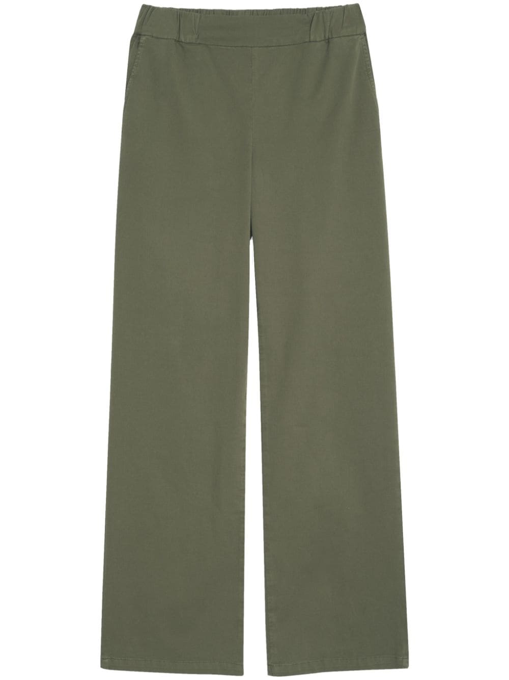 ANINE BING Koa slip-on straight trousers - Green von ANINE BING
