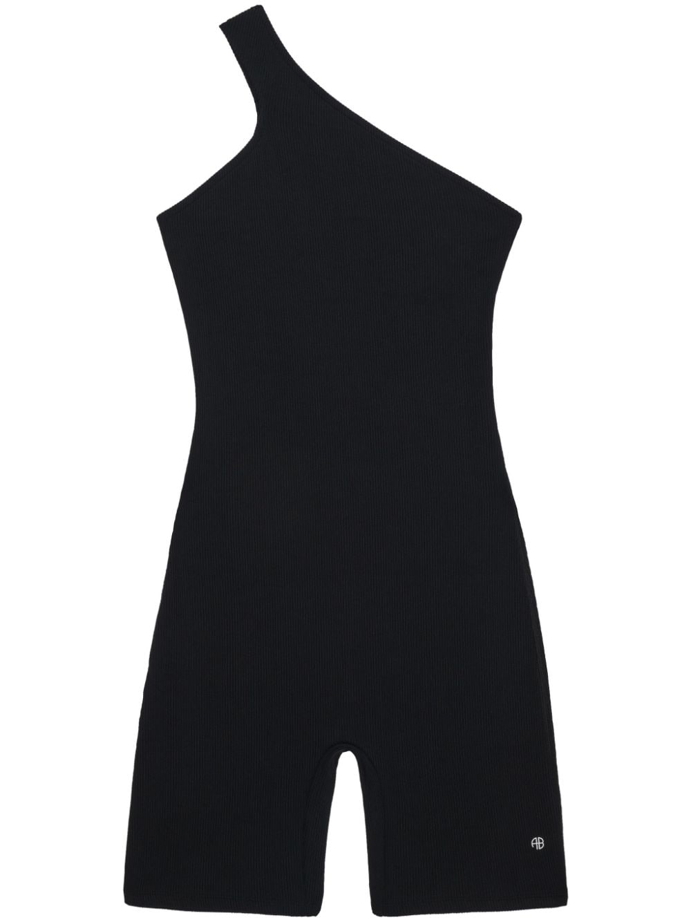 ANINE BING Lore one-shoulder jumpsuit - Black von ANINE BING