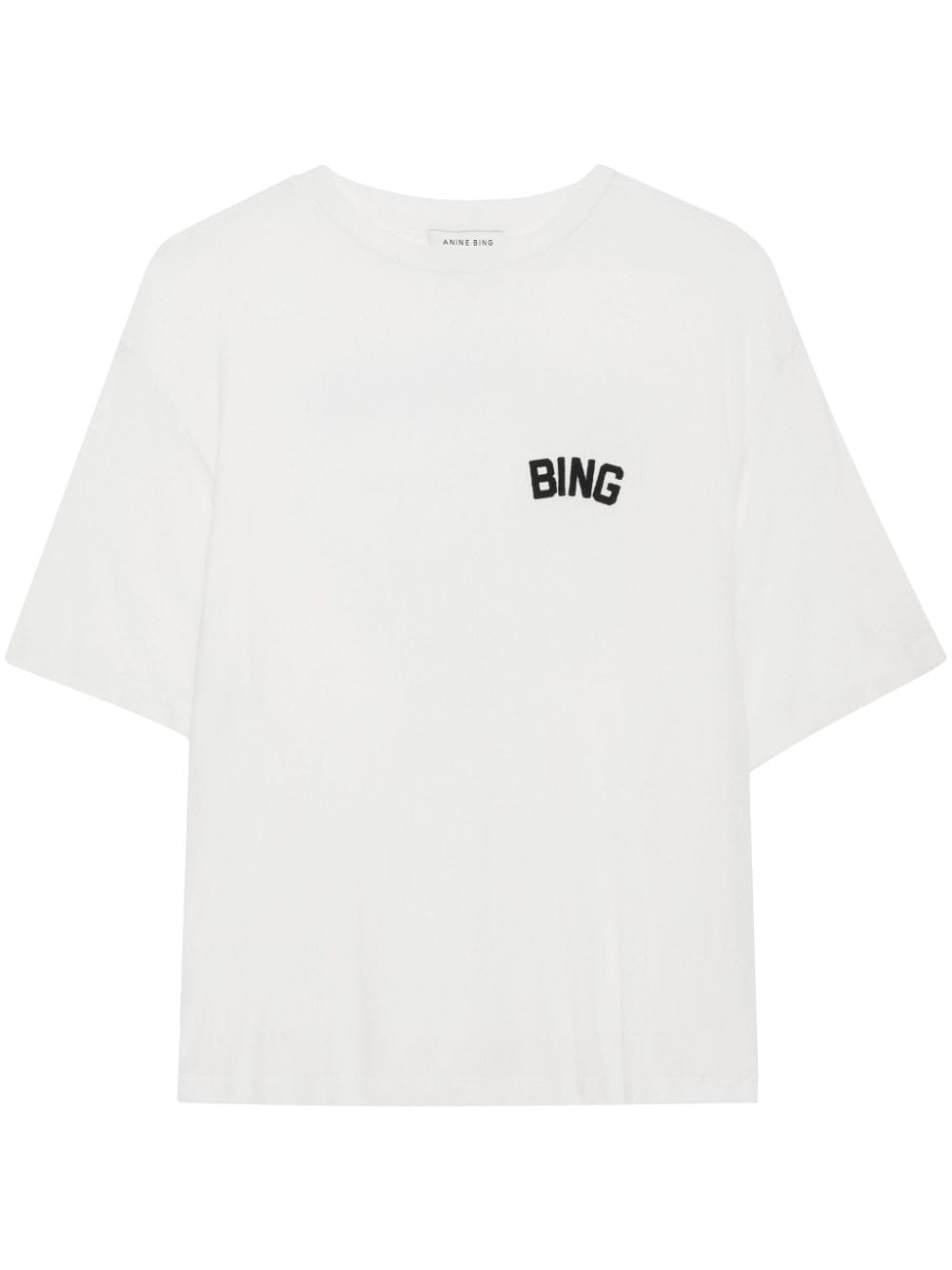 ANINE BING Louis Hollywood-print T-shirt - White von ANINE BING