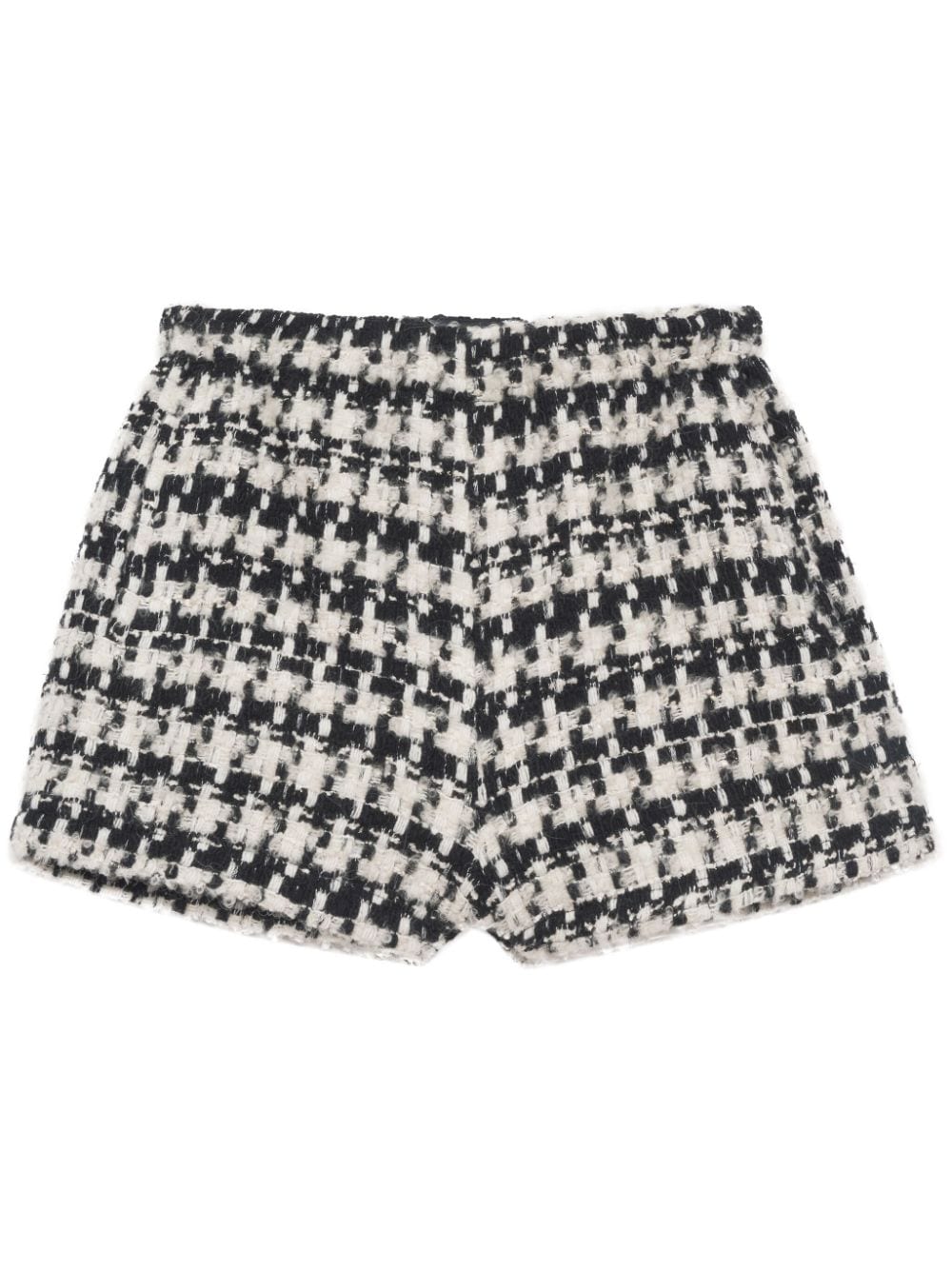 ANINE BING Lyle houndstooth shorts - Black von ANINE BING