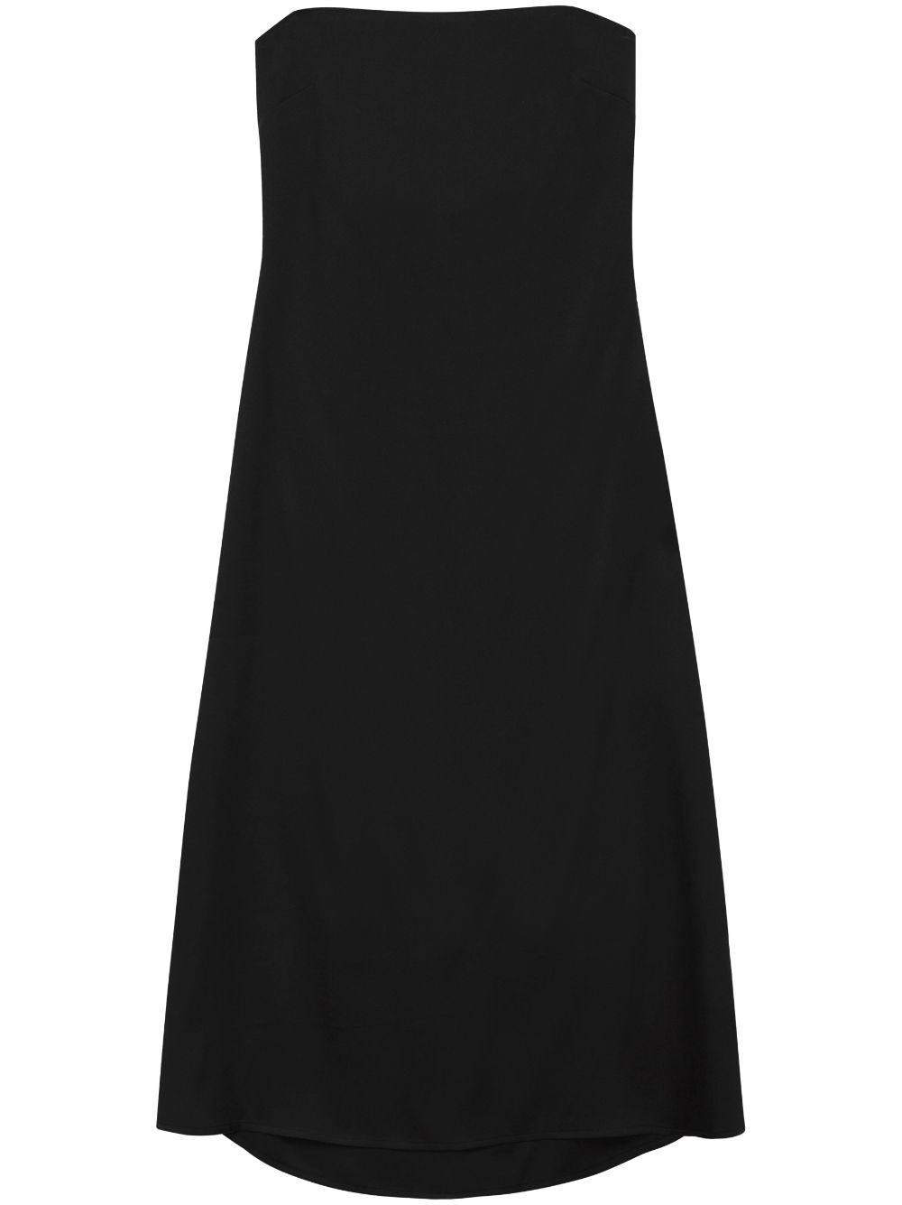 ANINE BING Megan strapless midi dress - Black von ANINE BING