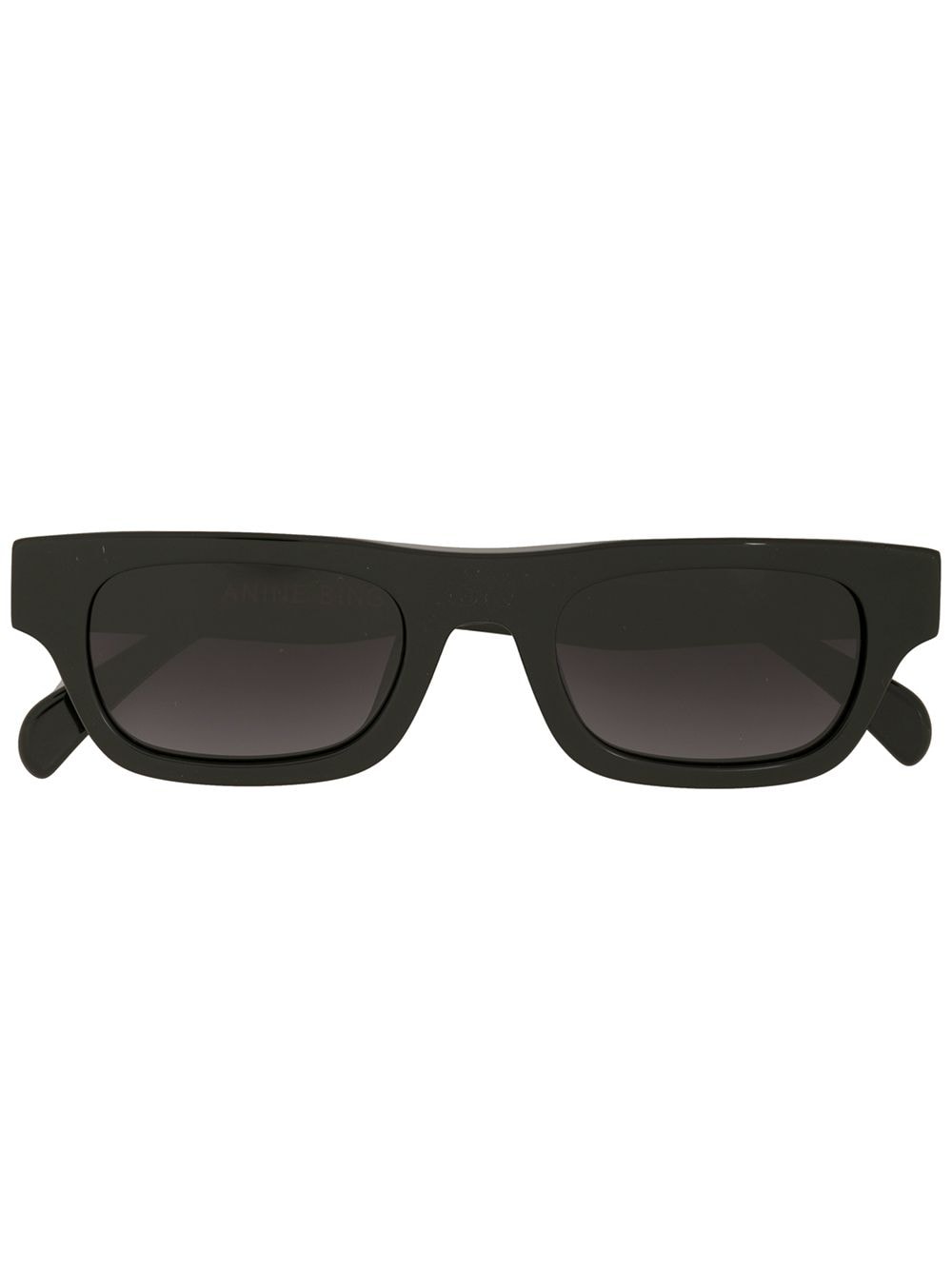 ANINE BING Otis square-frame sunglasses - Black von ANINE BING