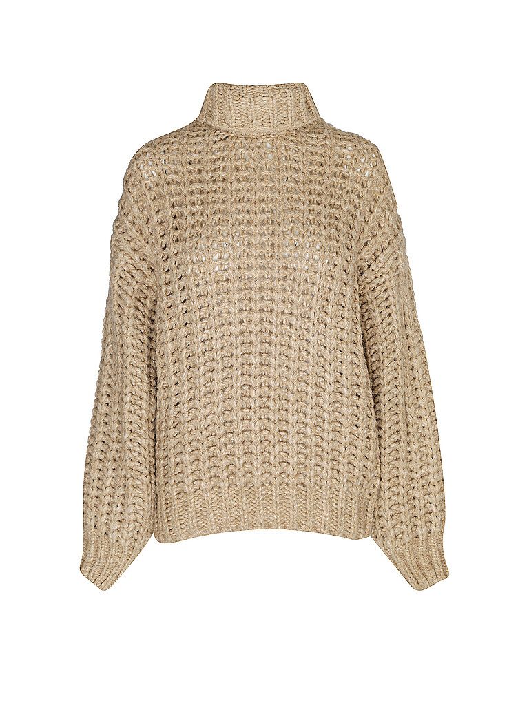 ANINE BING Rollkragenpullover IRIS beige | S von ANINE BING