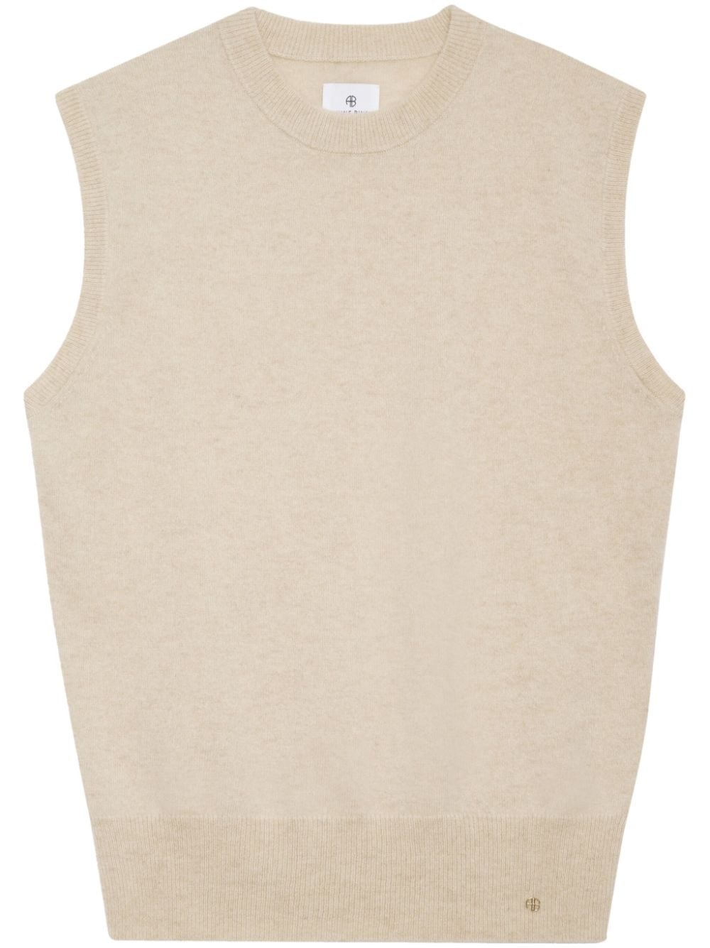 ANINE BING Ronan knit vest - Neutrals von ANINE BING