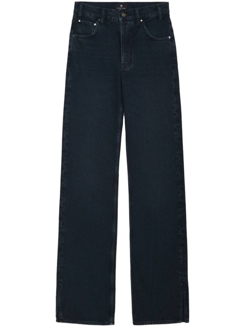 ANINE BING Roy organic cotton straight-leg jeans - Blue von ANINE BING