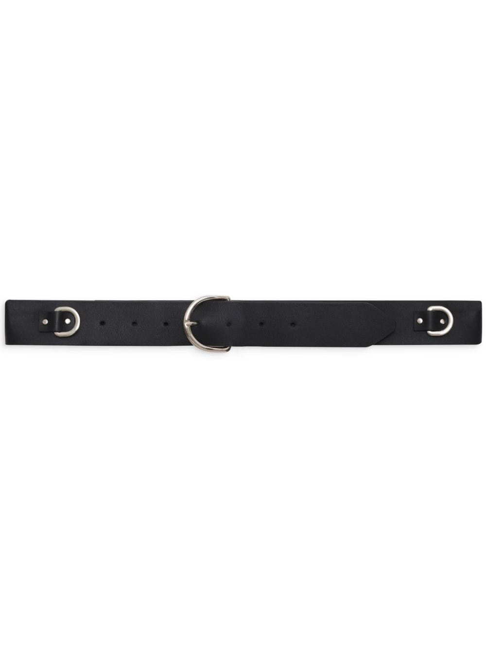 ANINE BING Sheena leather belt - Black von ANINE BING