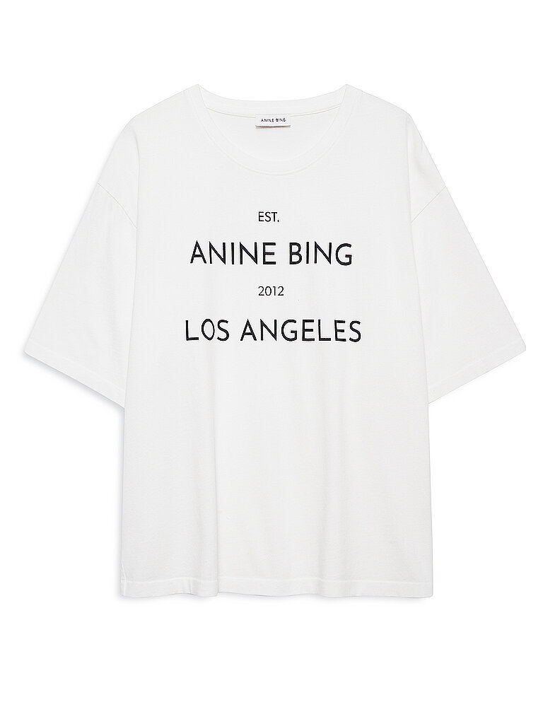 ANINE BING T-Shirt RUDY creme | L von ANINE BING