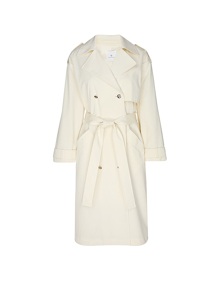 ANINE BING Trenchcoat LAYTON creme | M von ANINE BING