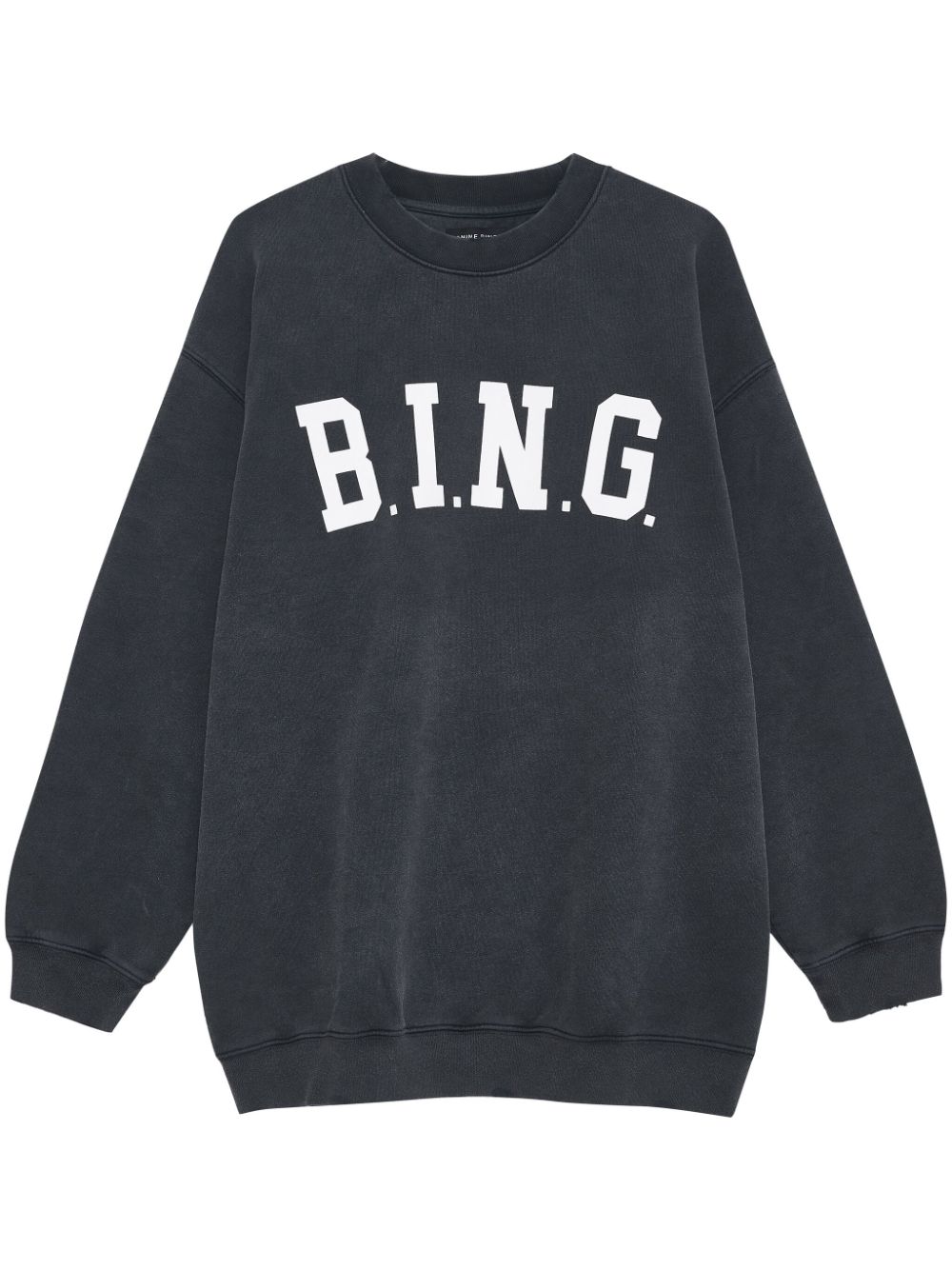 ANINE BING Tyler logo-print sweatshirt - Grey von ANINE BING