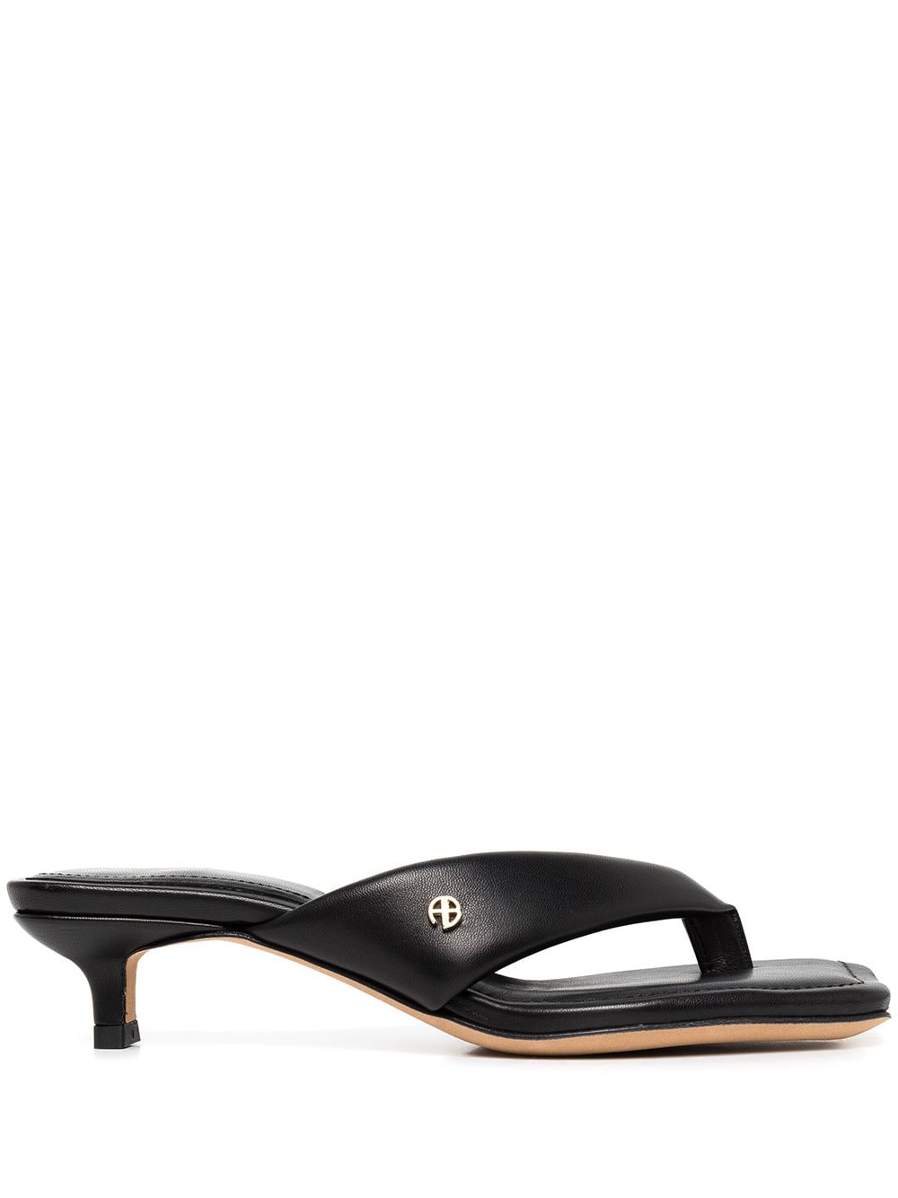 ANINE BING Viola padded sandals - Black von ANINE BING