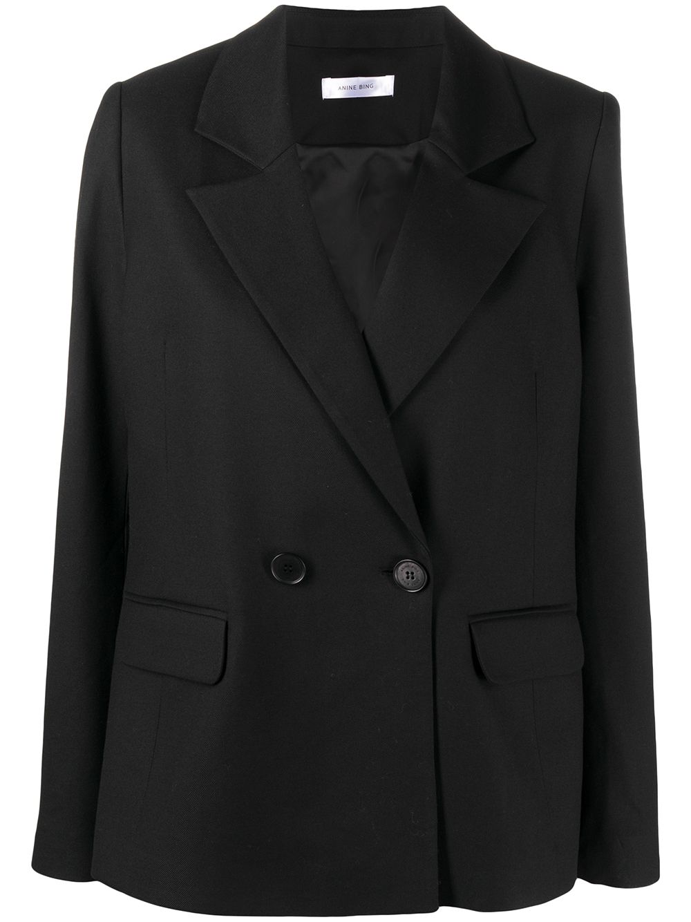 ANINE BING Madeleine double-breasted blazer - Black von ANINE BING