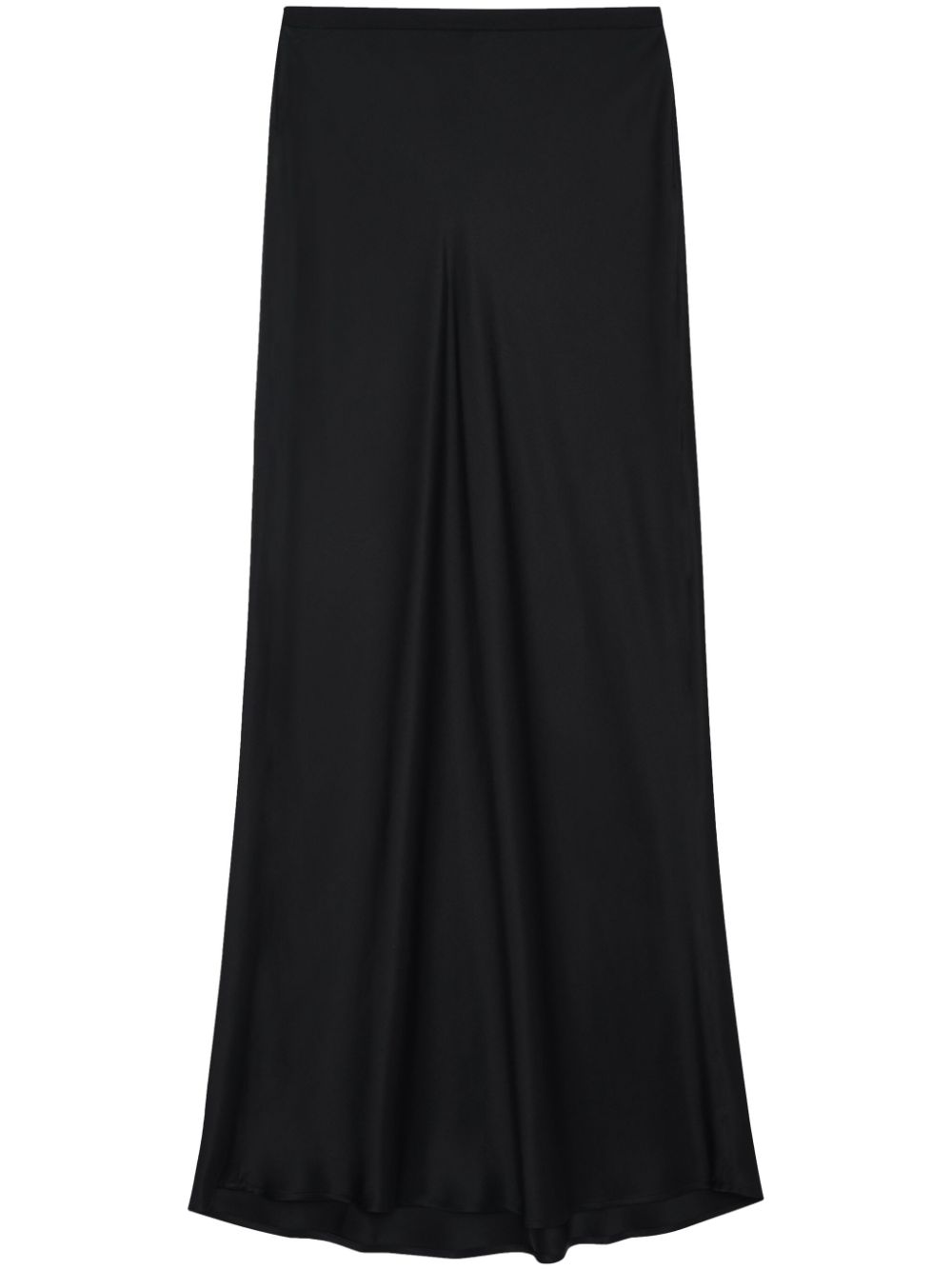 ANINE BING flared silk maxi skirt - Black von ANINE BING