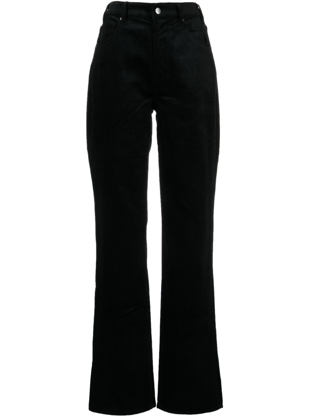 ANINE BING straight-leg corduroy trousers - Black von ANINE BING