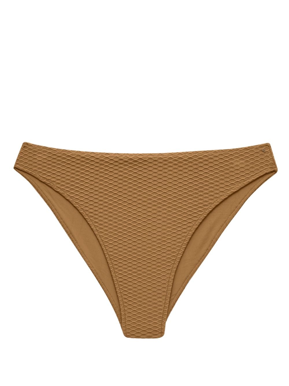 ANINE BING waffle-effect bikini bottoms - Brown von ANINE BING