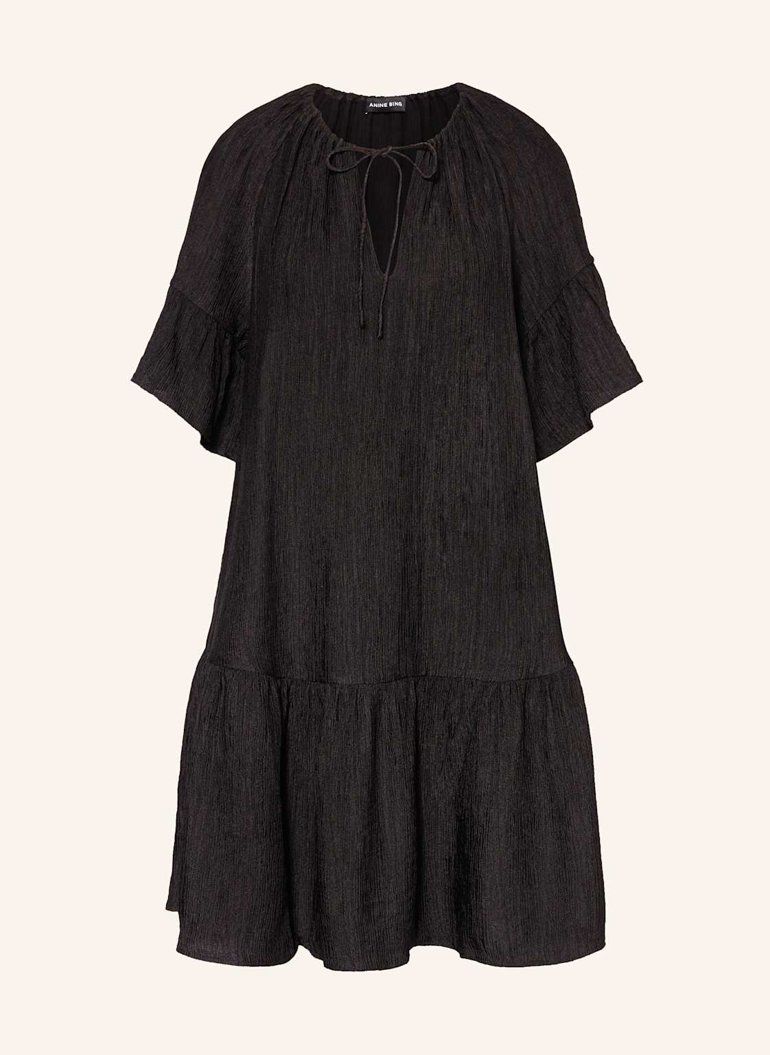 Anine Bing Kleid Lolita Mit Plissees schwarz Anine Bing Kleid Lolita Mit Plissees schwarz von ANINE BING