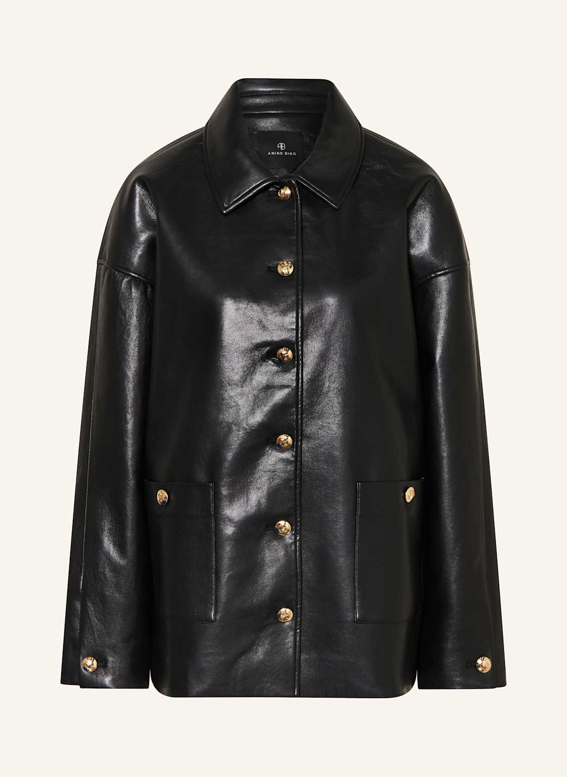 Anine Bing Lederjacke Luca schwarz Anine Bing Lederjacke Luca schwarz von ANINE BING