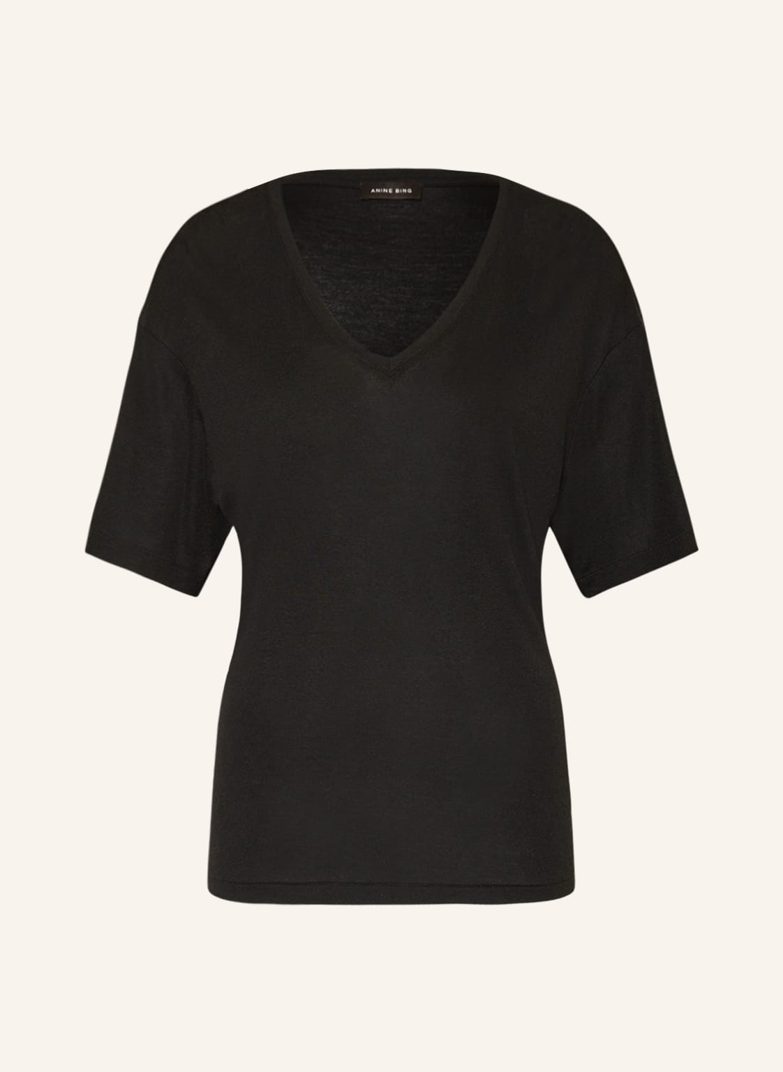 Anine Bing T-Shirt Vale schwarz von ANINE BING
