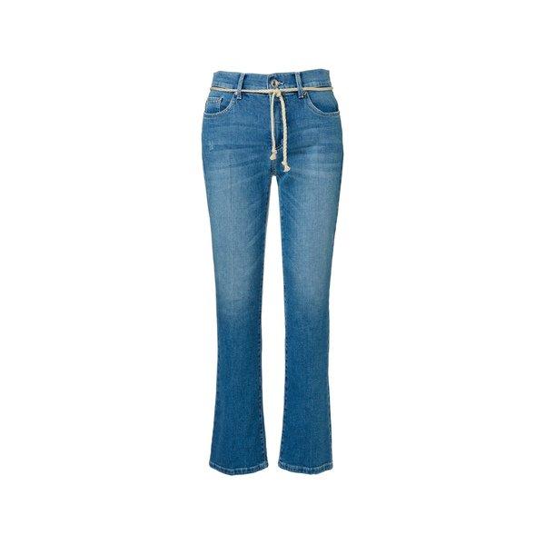 Jeans, Flared Leg Fit Damen Blau Denim 42 von ANNA MONTANA