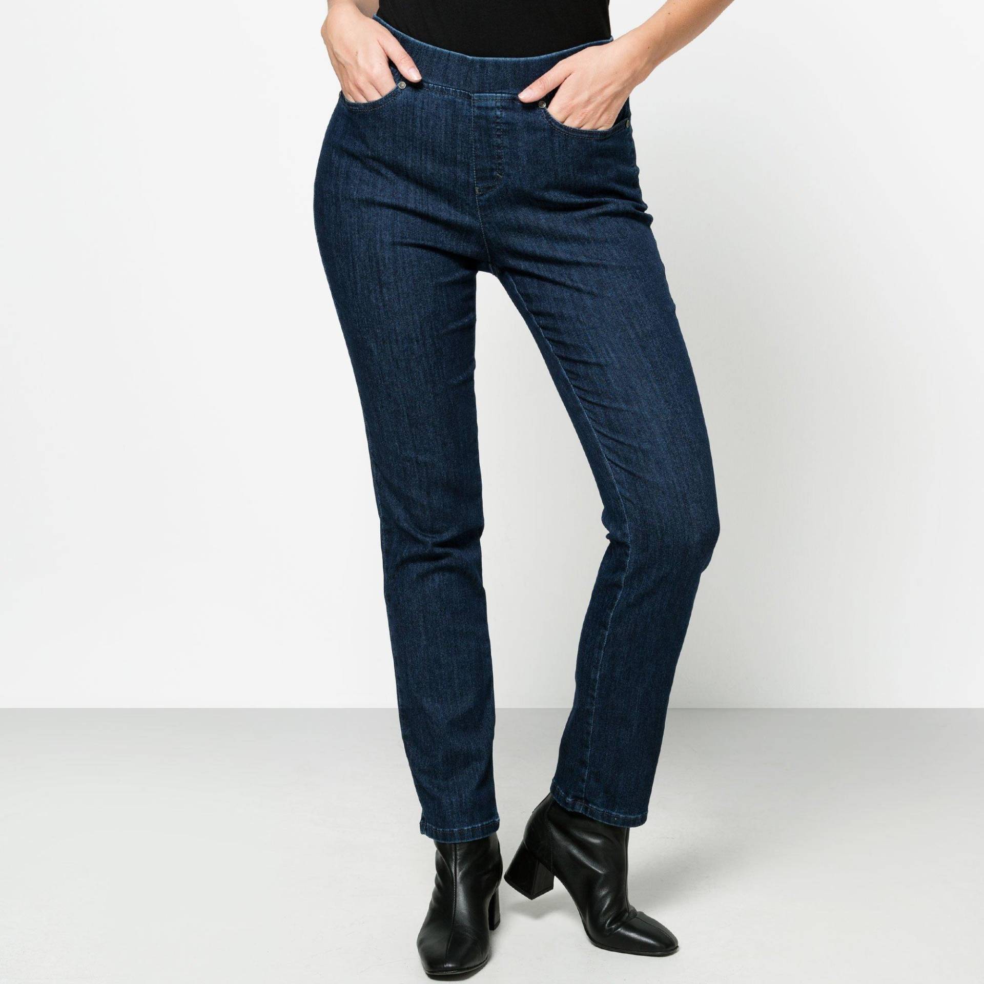 Jeans, Slim Fit Damen Blau Denim 42 von ANNA MONTANA