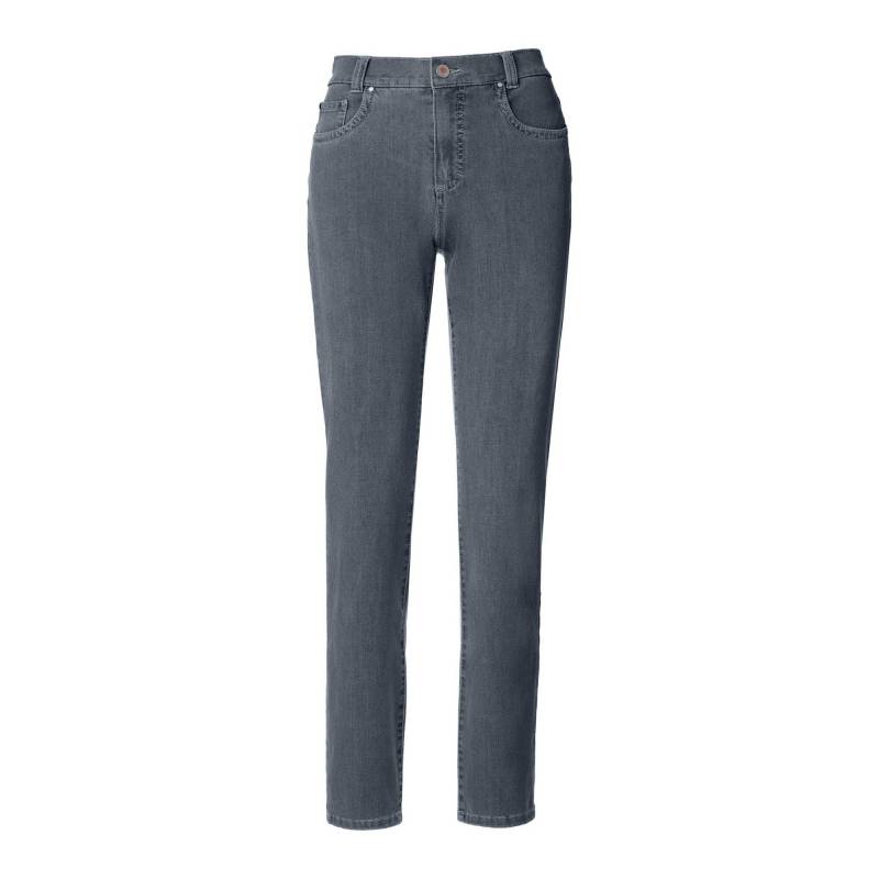 Jeans, Slim Fit Damen Blau Denim Dunkel W46 von ANNA MONTANA