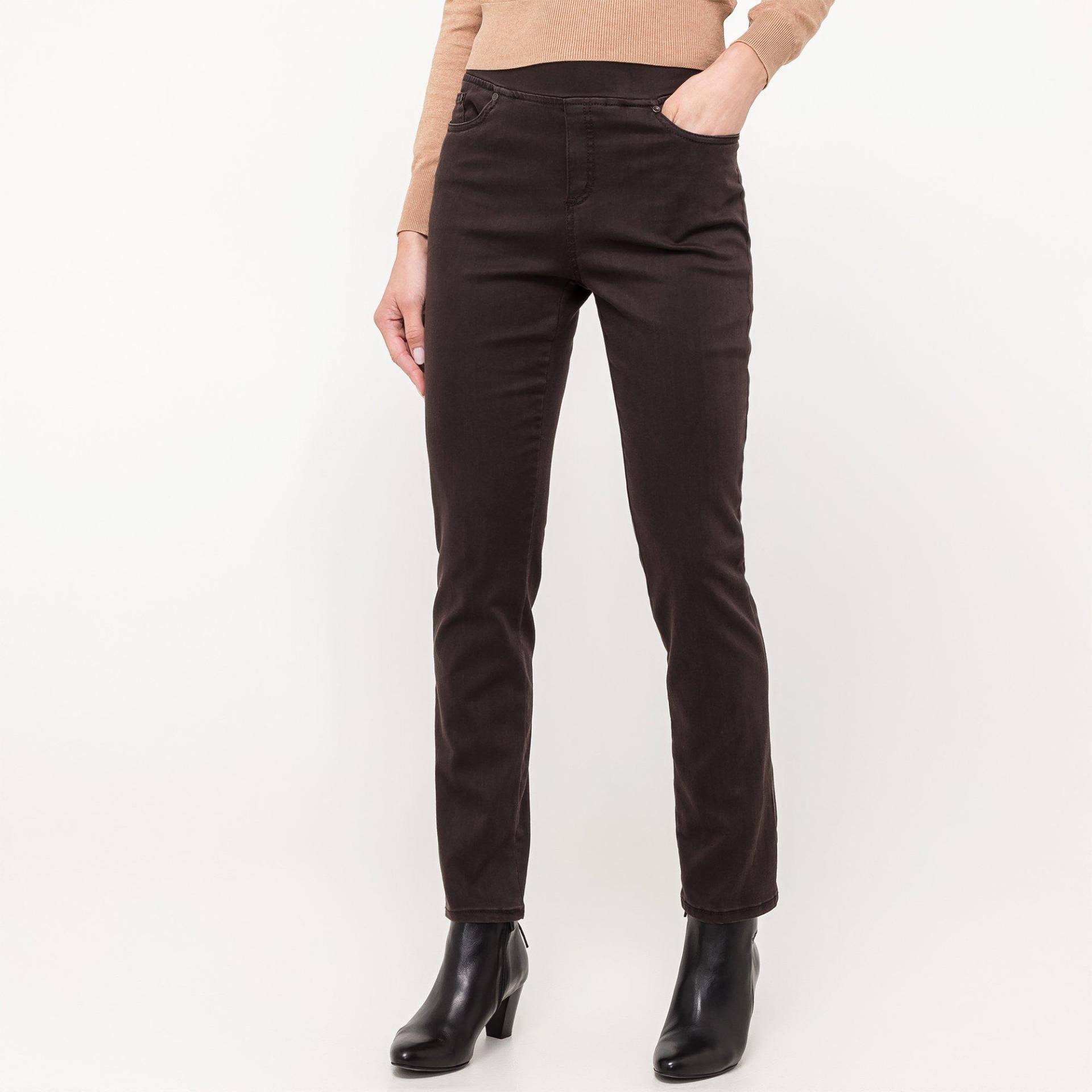 Jeggings Damen Braun W48 von ANNA MONTANA