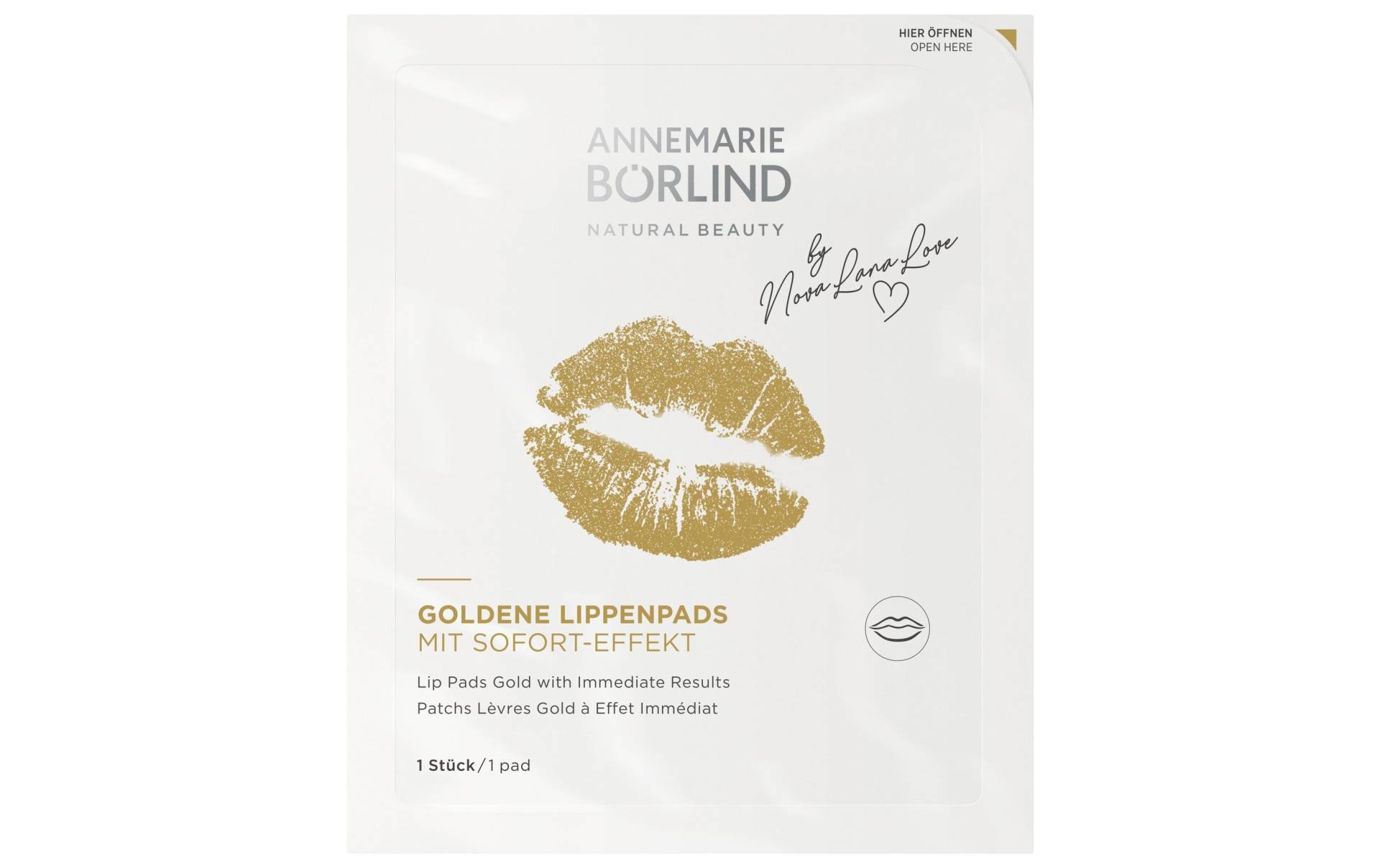 ANNEMARIE BÖRLIND Lippenpflegemittel »Lippenmaske Goldfarben«, (4 tlg.) von ANNEMARIE BÖRLIND