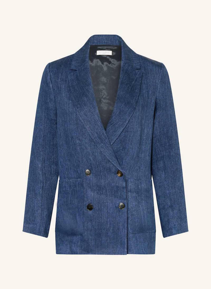 Antonelli Firenze Leinenblazer In Jeansoptik blau von ANTONELLI firenze