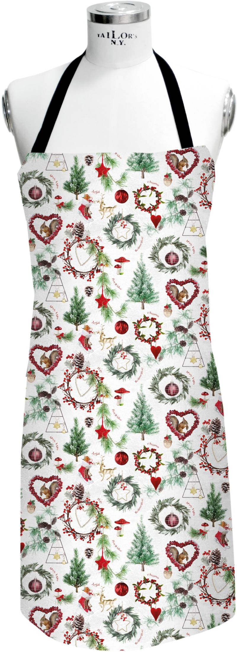 APELT Kochschürze »9528 WINTERWELT, Weihnachtsdeko, Weihnachten«, (1 tlg.), Digitaldruck, mit Weihnachtsmotiv von APELT