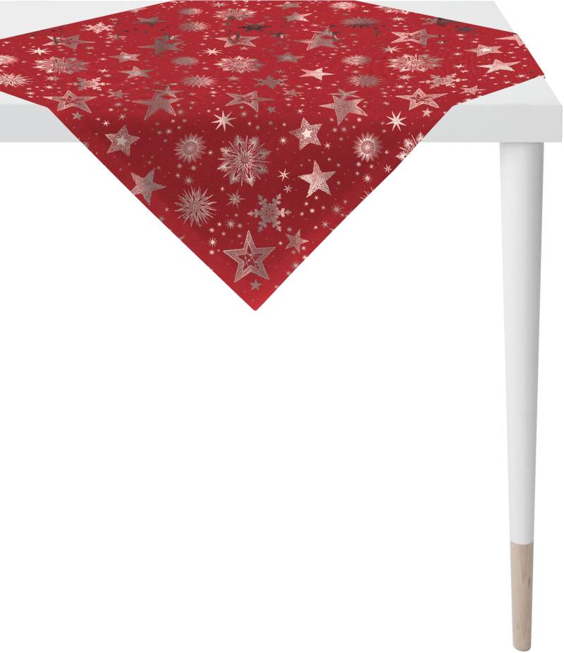 APELT Mitteldecke »9602 CHRISTMAS ELEGANCE, Weihnachtsdeko, Weihnachten«, (1 St.), Lurex-Jacquardgewebe von APELT