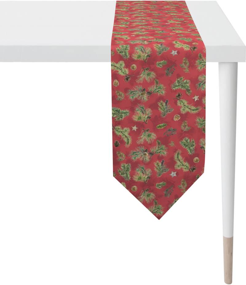 APELT Tischband »9530 WINTERWELT, Weihnachtsdeko, Weihnachten«, (1 St.), Digitaldruck von APELT