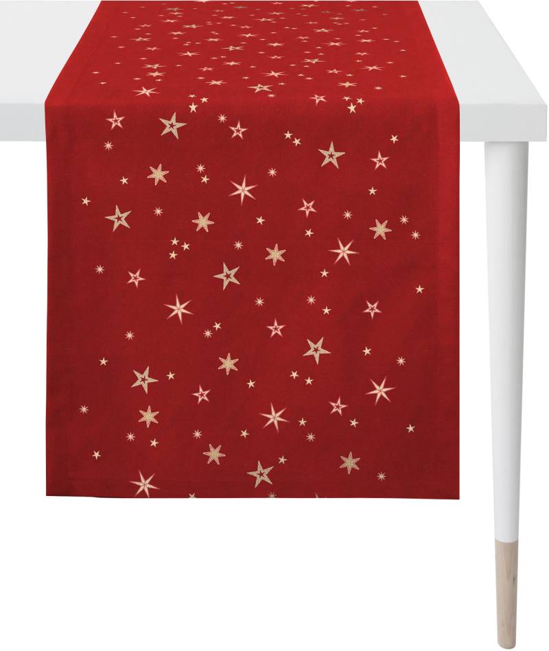 APELT Tischläufer »9600 CHRISTMAS ELEGANCE, Weihnachtsdeko, Weihnachten«, (1 St.), Lurex-Jacquardgewebe von APELT
