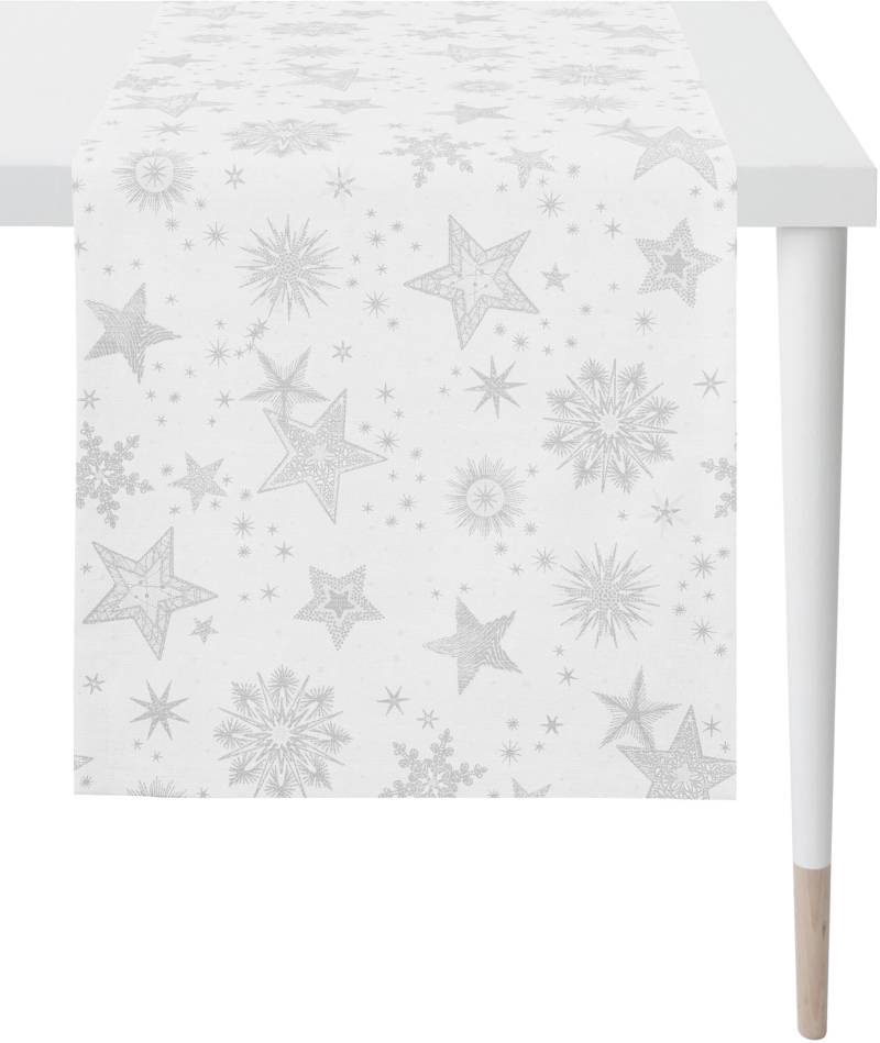 APELT Tischläufer »9602 CHRISTMAS ELEGANCE, Weihnachtsdeko, Weihnachten«, (1 St.), Lurex-Jacquardgewebe von APELT