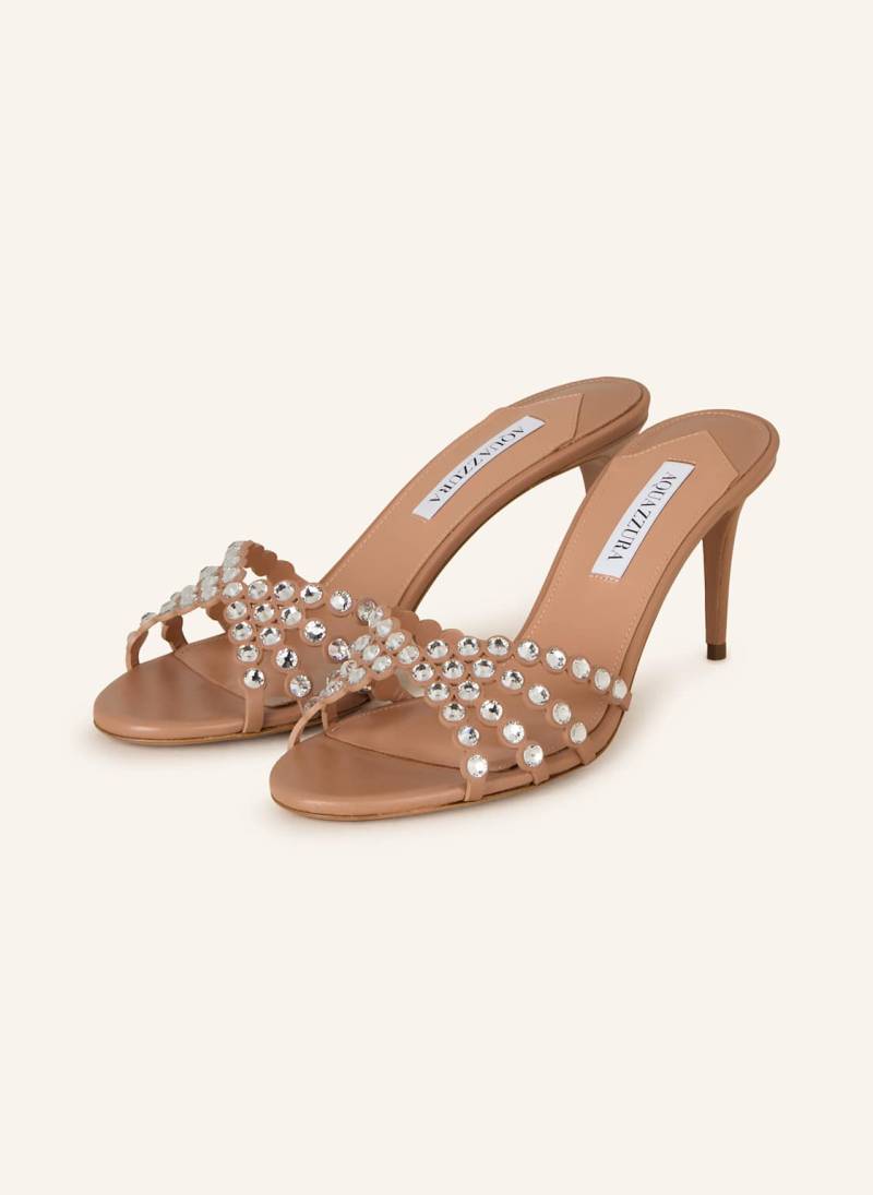 Aquazzura Mules Tequila Mit Schmucksteinen rosa von AQUAZZURA