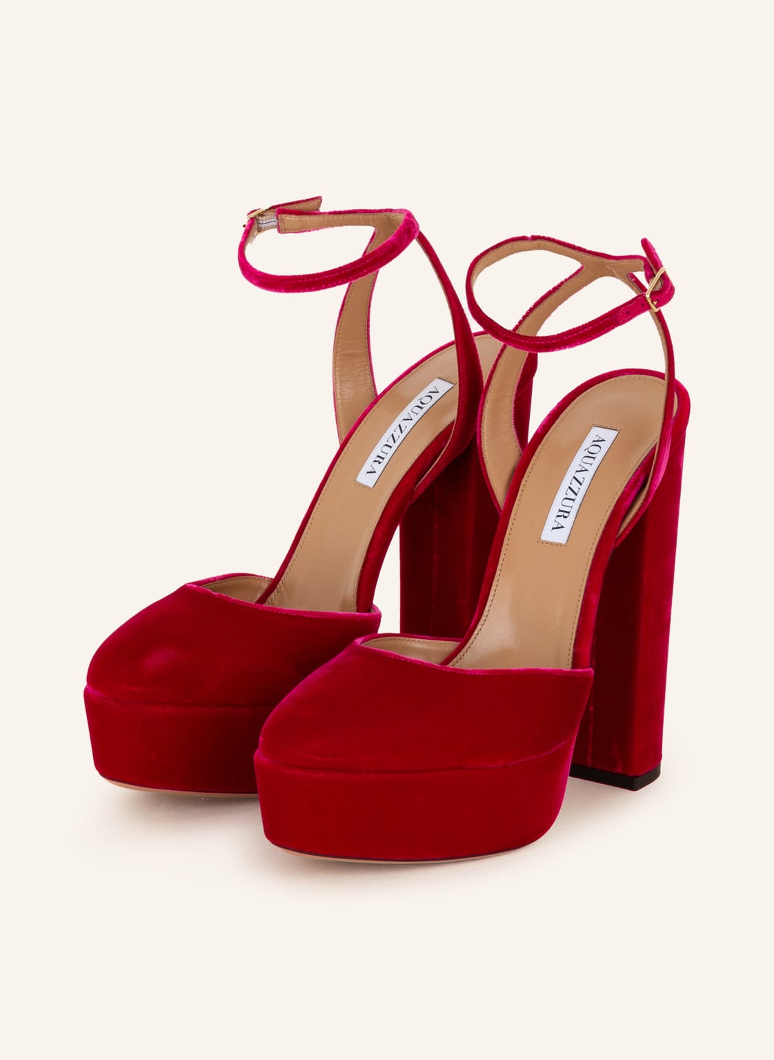 Aquazzura Plateau-Pumps So High rot von AQUAZZURA