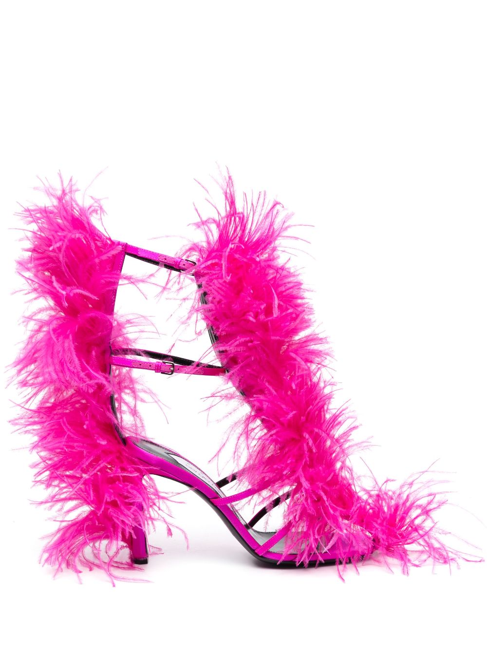 AREA x Sergio Rossi Amazona 100mm sandals - Pink von AREA