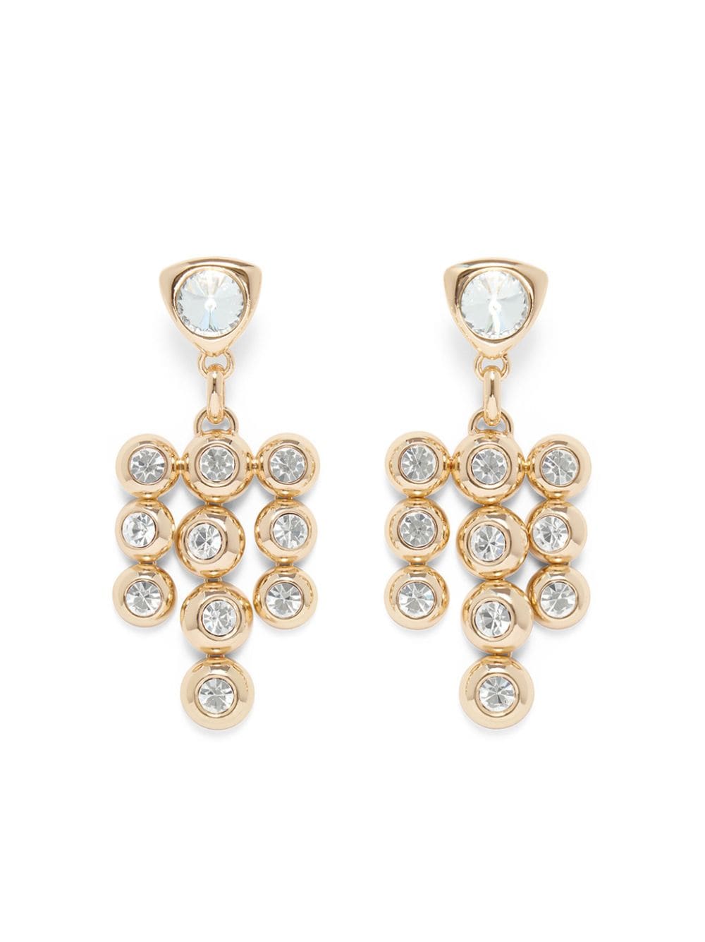 AREA crystal-embellished drop earrings - Gold von AREA