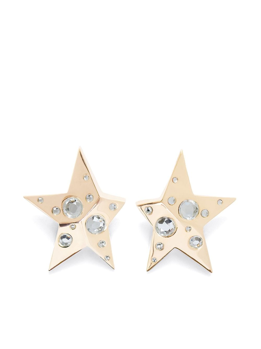 AREA crystal-embellished star earrings - Gold von AREA