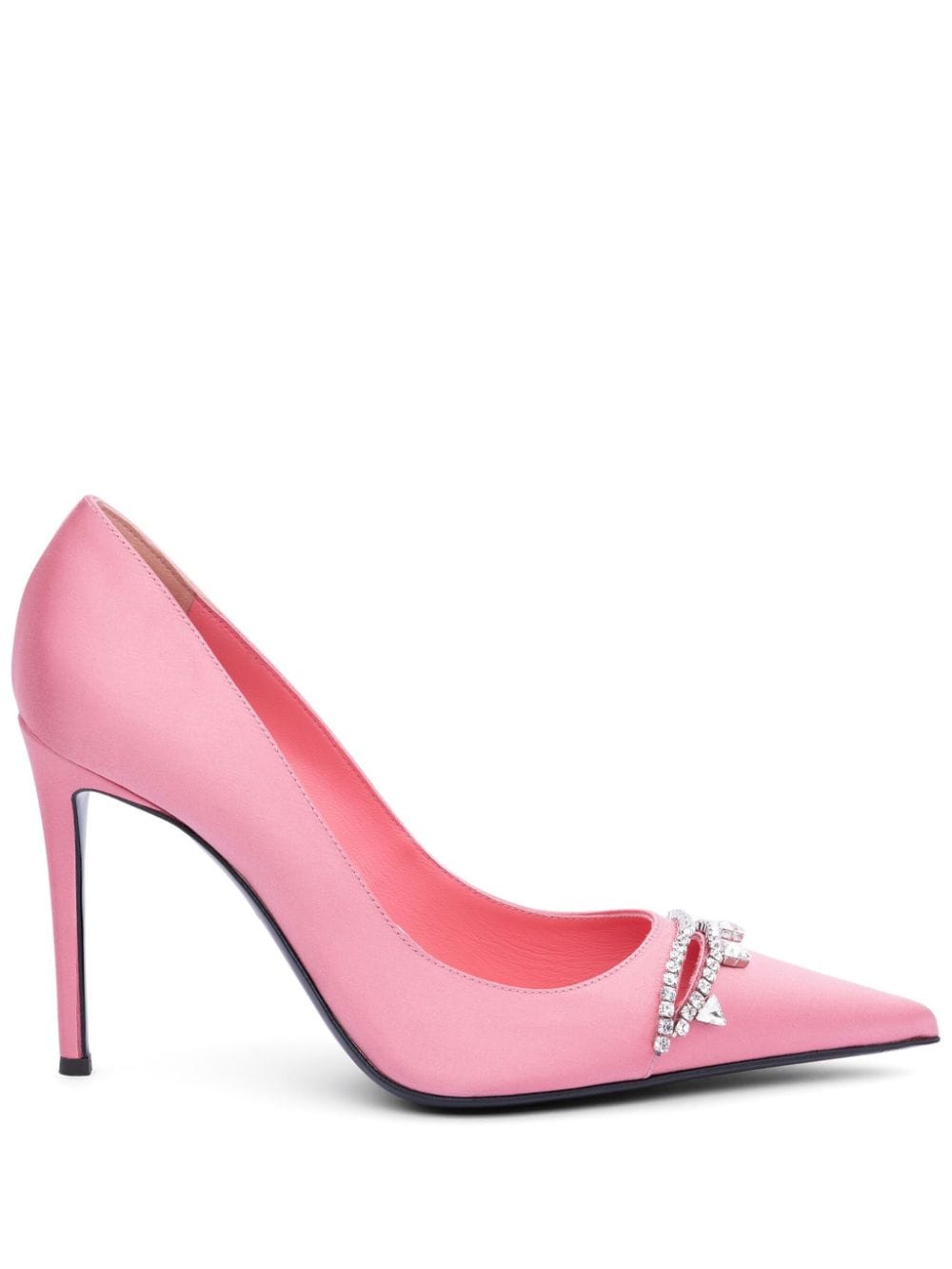 AREA crystal-embellished stiletto pumps - Pink von AREA