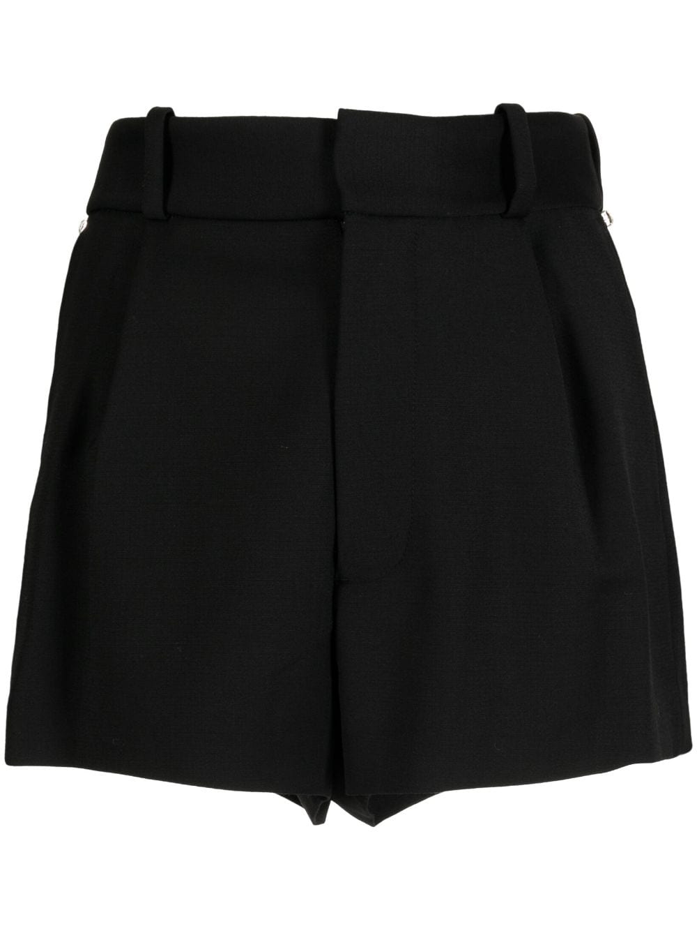 AREA crystal-embellished cut-out shorts - Black von AREA