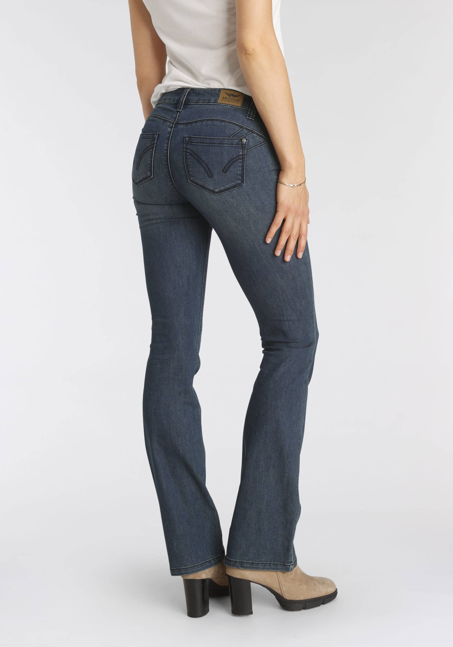 Arizona Bootcut-Jeans »Shaping«, Mid Waist von Arizona