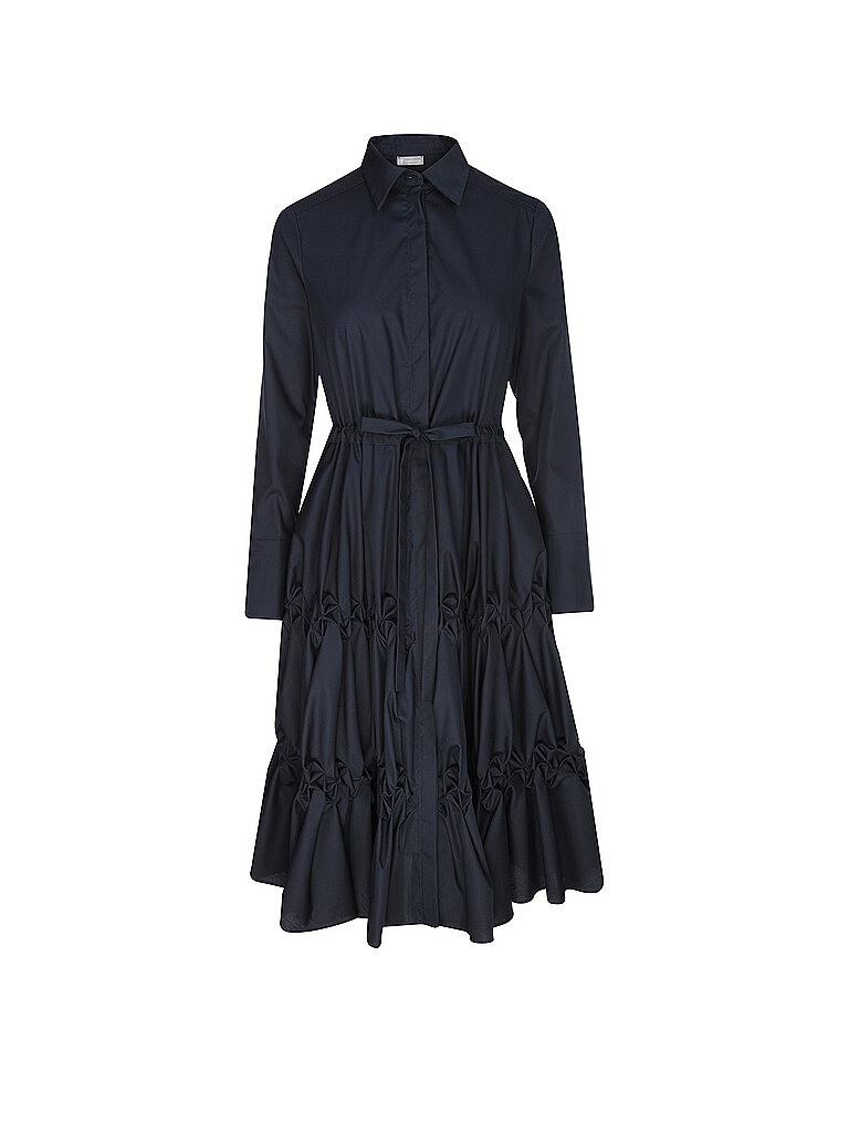 ARMARGENTUM Midikleid LEXA dunkelblau | 40 von ARMARGENTUM