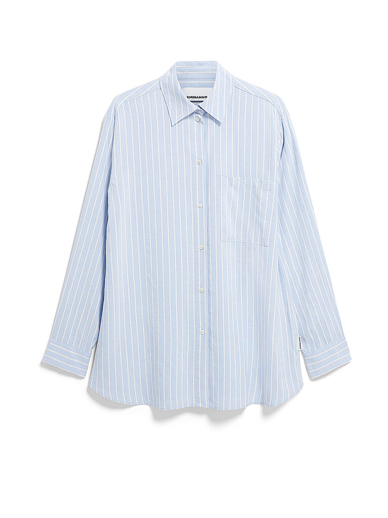 ARMEDANGELS Bluse MAALGAA hellblau | S von ARMEDANGELS