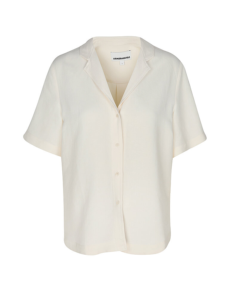 ARMEDANGELS Bluse MAIITE creme | L von ARMEDANGELS