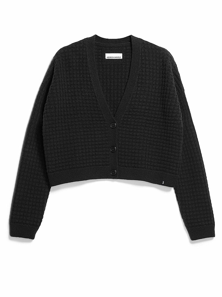 ARMEDANGELS Cardigan DAMIRAA schwarz | L von ARMEDANGELS